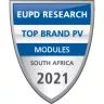 EUPD South Africa Top Brand PV Award Modules 2021