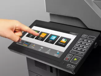 Finger-pressing-printer-panel product MX-C607F 