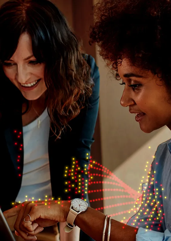 Business Woman using tablet