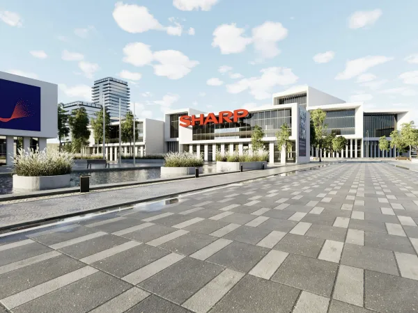 Sharp Plaza - virtueller Marktplaz